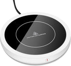 Coffee Mug Warmer for Desk 4H Auto Shut Off, Smart Coffee Cup Warmer with 3 Temperature Setting, Electric Mug Warmer Plate for Coffee, Milk, Tea (White)