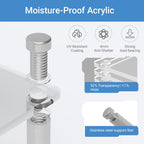 Acrylic Riser, Display Stand Clear Shelf for Cupcake Food Desserts Holder Cosmetic Products Tabletop Use and More (Small)