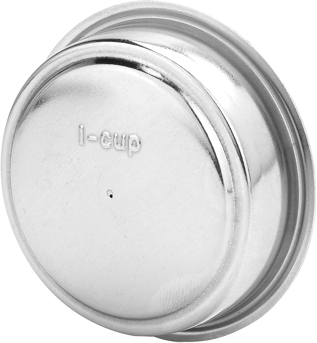 51mm Stainless Steel Coffee Filter Basket, 1 Cup Coffee 51mm Dual Wall pressurized Filter Basket, Please check the size and shape carefully