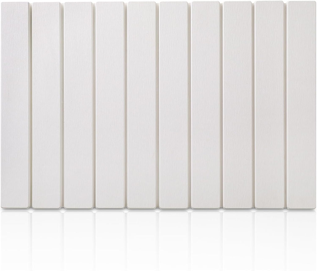 Stone Drying Mat for Kitchen Counter, Roll-Up Stone Dish Drying Mat, Large Fast Drying Kitchen Mat, Diatomaceous Earth Dish Mat Drying Kitchen Mat (White)