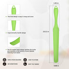 Demao Silicone Blender Spatula & Scraper for Vitamix - Under-Blade & Jar Accessory with Long Handle, Nonstick Surface and Hanging Holes (Green)
