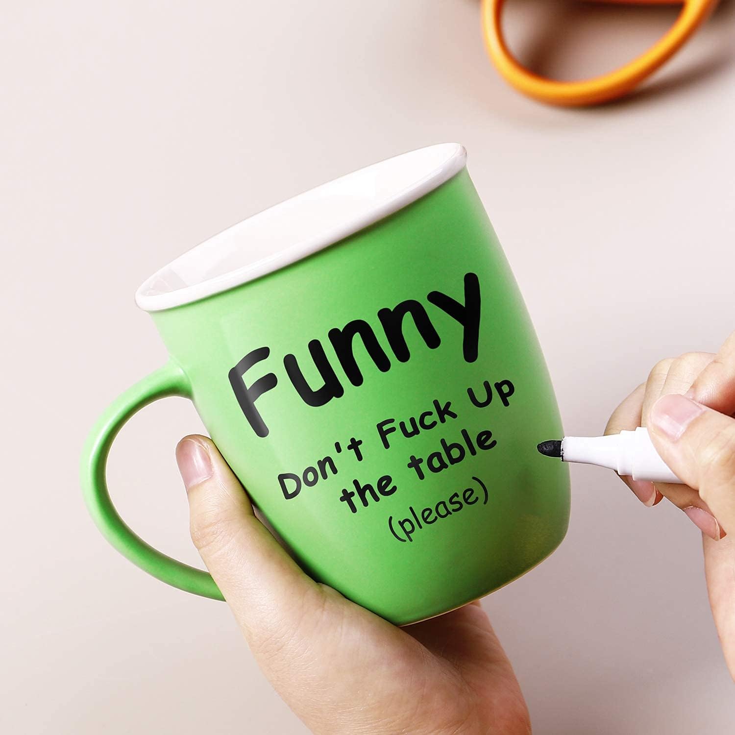 LIFVER 19 oz Large Coffee Mugs Set of 6, Valentines Day Gifts for him her, Assorted Colored Mugs with Handle, Matte Ceramic Large Cups for Coffee Tea Cocoa, Housewarming Decor Gift