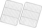 TeamFar Cooling Rack, 8.75” x 6.25” Stainless Steel Wire Baking Rack for Cooking Roasting Grilling, Fit for Oven Pan, Oven & Dishwasher Safe, Non-toxic & Heavy-Duty, 2PCS