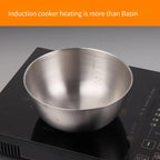 MANHONGYU Stainless Steel Mixing Bowls-3 Packs Small Thicker Stainless Steel Flat Bottom Mixing Bowls Set, Home, Refrigerator, and Kitchen Food Storage Organizers