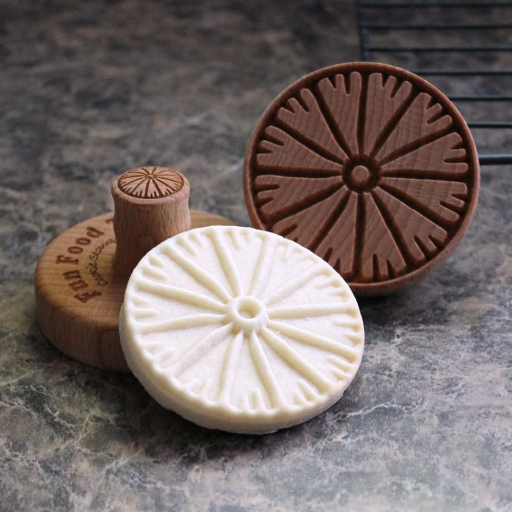 Wood Cookie Stamp, 2.5 Inch (Citrus Slice CS-080)
