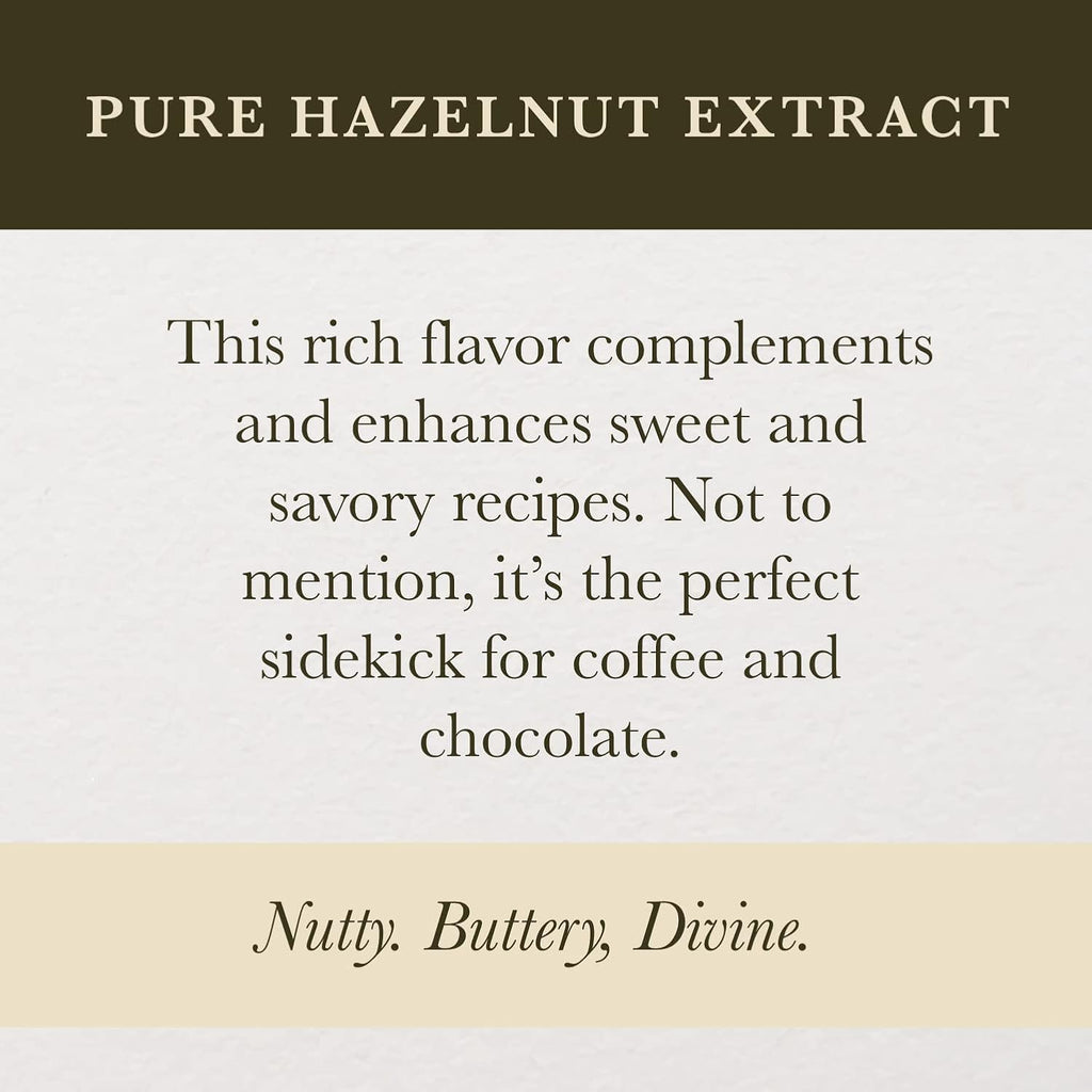 Cook's, Pure Hazelnut Flavor, Perfect for Baking and Cooking, Certified Kosher, Gluten Free, Allergen Free, Vegan, 16 oz