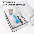 Guowall Extensible Rectangular Cake Mould Stainless Steel Pastry Ring Mold for Tiramisu Rectangle Adjustable Baking Frame Big Size for Multiple Size - 10 x 7 inch