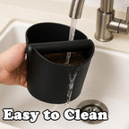 6.3-Inch Large Espresso Knock Box - Shock-Absorbent Design with Removable Knock Bar & Non-Slip Base - Durable Coffee Machine Accessories for Home, Office, Café Use