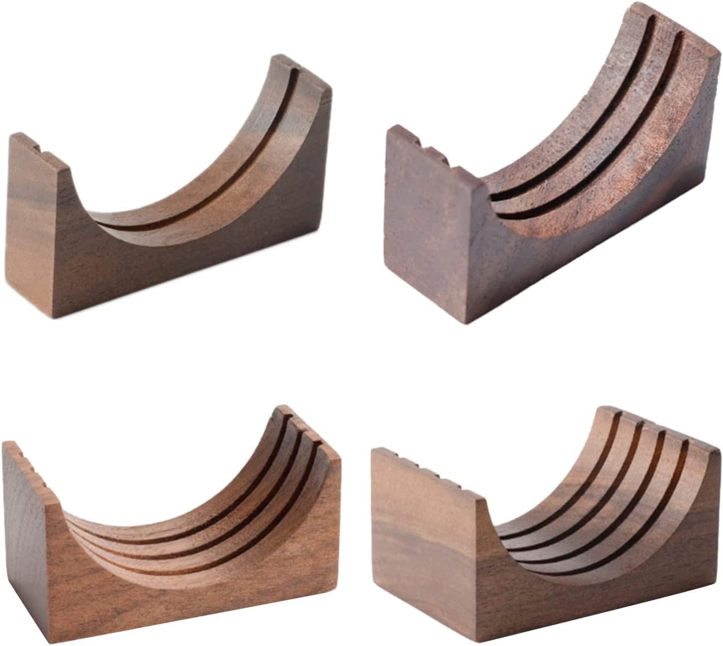 Espresso-Puck Screen Walnut-Stand Coffee Reusable Filter For Espresso-Portafilter Holder Wooden-Stand For 51/53/58mm Coffee Filter Screen Holder Coffee Machine Accessories