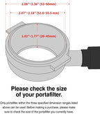 HUGH, by IMS 51 mm Precision Filter Basket Competition Series Coffee Filter Basket Stainless Steel Portafilter Basket, 14-18 grams compatible with Leverpresso H26