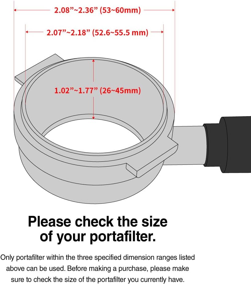 HUGH, by IMS 51 mm Precision Filter Basket Competition Series Coffee Filter Basket Stainless Steel Portafilter Basket, 16-22 grams compatible with Leverpresso H30