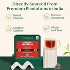 VAHDAM, English Breakfast Black Tea Bags (100 Count) High Caffeine | Strong, Robust & Flavoury | Pyramid Tea Bags | Full Bodied Black Tea Leaves