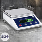 High-Precision Laboratory Digital Analytical Balance Electronic Scales Industrial Scale (3kg/0.01g (Square Pan))