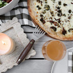 Lamson Vintage 3" x 6" Chef's Slotted Turner, Left-Hand, Walnut Handle