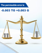 UCEC Calibration Weights for Digital Scale, 100g Gram Weights, Precision Stainless Steel Balance Scale Calibration Weight for Lab Educational Science