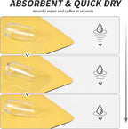 Coffee Mat - Absorbent Hide Stain Rubber Backed Dish Drying Mat for Kitchen Counter - Bar Mats for Countertops Accessories Fit Under Coffee Maker Espresso Machine