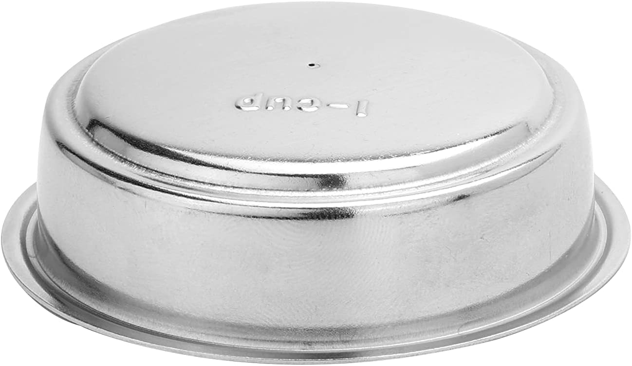 51mm Stainless Steel Coffee Filter Basket, 1 Cup Coffee 51mm Dual Wall pressurized Filter Basket, Please check the size and shape carefully