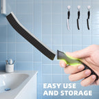 Hard Bristle Crevice Cleaning Brush-Thin Gap Scrub Brush, Small Cleaning Brush, Grout Brush, Kitchen Brush, Cleaning Tools for Toilet, Bathroom, Sink, Home, Household, Window (3, Pink)