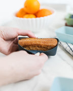 The Silicone Kitchen Silicone Individual Mini Loaf Pans - Reusable, Non-Toxic, BPA Free, Dishwasher Safe, Bento Box Accessories (12 Pack, Navy, White, Blue, Green)