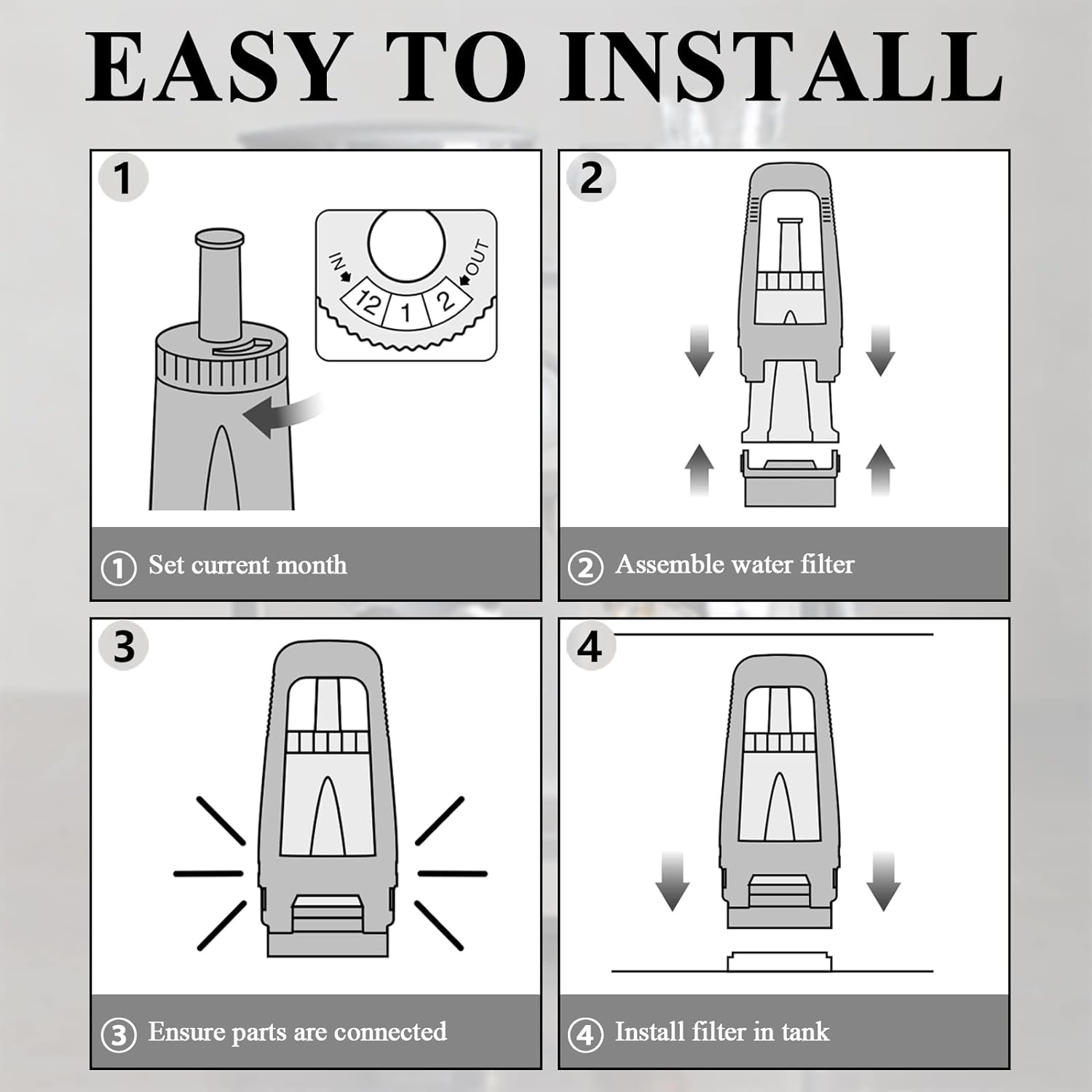 2 Pack Replacement Water Filter for Breville Espresso Machine Barista Touch Bes880, Barista Pro BES878, Oracle Touch BES990, Oracle BES980, Dual Boiler BES920 Bambino ClaroSwiss Sage by Funmit