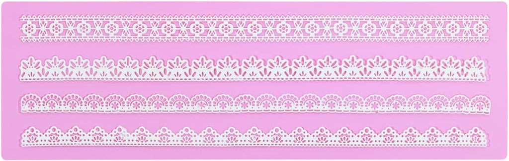 Embossing Lace Fondant Molds, Silicone Lace Mold for Cakes Decorating, Silicone Molds for cake lace Mat Craft Tools