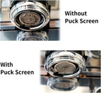 watchget 51 Espresso Puck Screen - Lower Shower Screen - 1.7mm Thickness Metal Reusable Coffee Filter for 51mm Protafilter Basket 316 Stainless Steel 150μm