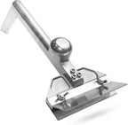 Professional Heavy Duty Grill Scraper for Flat Tops with Stainless Steel Scraper Blade, Flat Top Scraper for Griddle with Ergonomic Aluminum Handle, Ideal for Griddle, Outdoor Grill Cleaning