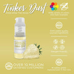 Bakell - Sunflower Yellow Tinker Dust (4g, 1x Mini Spray Pump) Edible Glitter for Food, Desserts, and Beverages!
