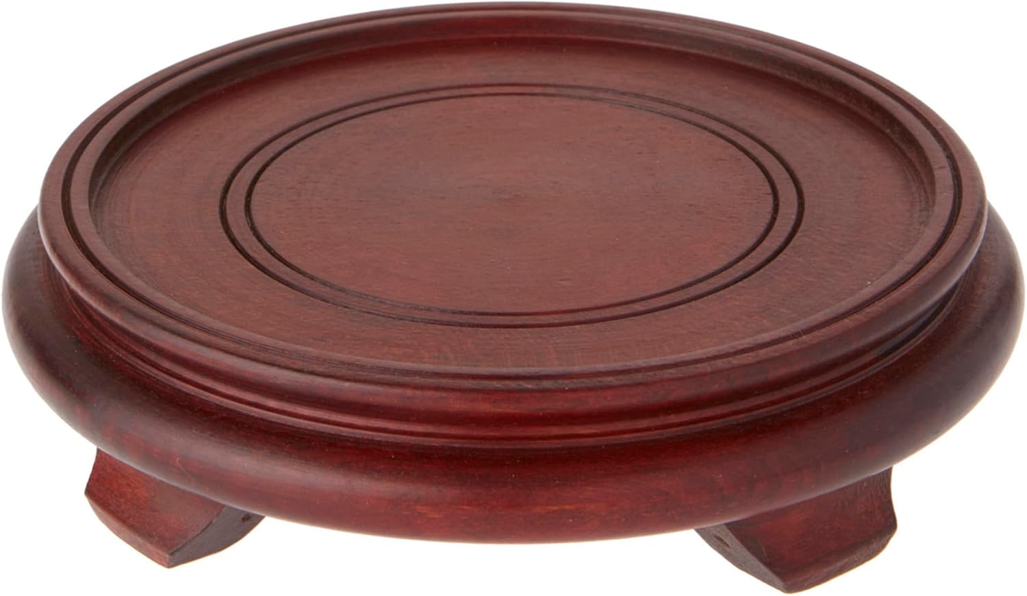 Bard's Dark Wood Decorative Base 1.875" H x 7.5" W x 7.5" D (6" Display Diameter)