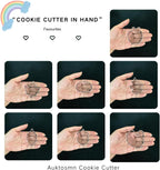 Mini Autumn Cookie Cutter Set-7 Piece-2.0 Inch-Diswasher Safe-Mini Autumn Leaf, Apple, Pumkin, Acorn, Maple, Turkey-Mini Baking Pie Crust Cutter for Thanksgiving