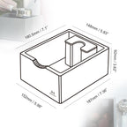 Espresso Knock Box, Durable ABS Plastic Coffee Grounds Dump Bin, Non-Slip Base with Tamping Station, Distribute and Tamp Espresso Product Tool,Espresso Barista Accessories