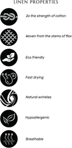 Solino Home Linen Bib Apron for Men & Women - Steel Grey/Black Kitchen Apron with Front Pockets - Handcrafted from European Flax