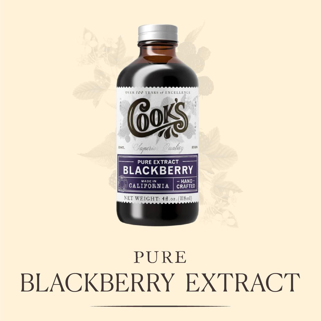 Cook's, Pure Blackberry Extract for Jams, Jellies, Jellies, Candies, and Syrup, 128 Ounces ( 1 Gallon)