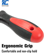 ROTATION Extra Long Precision Hook and Pick Set, 6-Piece Set, Chrome Vanadium Steel Shaft, for Remove Hoses and Gaskets, Auto and Electronics Maintenance Tools