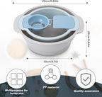 Multifunctional Flour Sifter for Baking, Egg Separator, Mixing Bowl & Scraper, 4-in-1 Baking Tool Set for Pastry & Cupcakes, Send Goods from Local Warehouse