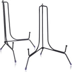 2-Pack Upgraded Anti-Slip Plate Stands for Display, 10 Inch Decorative Iron Plate Holders, Easel, Frame, Book, Card, Plaque, Picture Display Stands