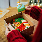 Christmas Cookie Cutter Set - 6 Pieces Christmas Cookie Cutter Shapes, Stainless Steel Cookie Cutters - Gingerbread Man, Snowflake, Christmas Tree, Angel, Snow Man,Candy Cane for Holiday