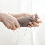 Artoid Mode 100% Cotton Brown Waffle Weave Kitchen Dish Cloths, 12x12 Inch Ultra Soft Absorbent Quick Drying Kitchen Dish Towels Set of 6