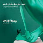 Kitchen Mama WaltzGrip Platinum Silicone Jar and Can Spatula Utensil Set: Heat-Resistant, Nonstick Scraper, Scooping, Perfect for Smoothies, Jam, Cream, Peanut Butter, Dishwasher Cooking Gadget (Teal)