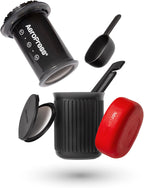 AeroPress Go Travel Coffee Press Kit - 3 in 1 brew method combines French Press, Pourover, Espresso - Full bodied coffee without grit or bitterness - Small portable coffee maker for camping & travel
