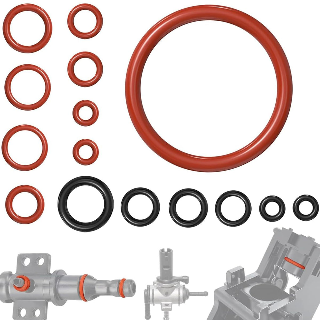 Wolfride 60 Pcs (4 Set) Seal O-Ring Kit Gasket Seal Set Saeco Philips Gaggia Coffee Machine, Professional Coffee Machine O'Rings Maintenance Kit Seal O Rings Nozzle Gasket