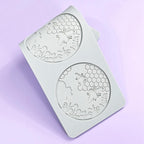 TUKE 3D Honeycomb Lace Fondant Mold Lace Beehive Wedding Cake Silicone Mousse Sugar Craft Icing Mat Pad Pastry Baking Tool (B_ Honeycomb)