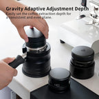 watchget 58.5MM Coffee Distributor, Gravity Adaptive Espresso Distributor Compatible with 58mm Portafilter Coffee Distribution Tool Professional Espresso Accessories