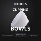 White Coffee Cupping Bowls 200ml - Stackable Heat-Preserving Cups - Premium Material Ideal for Coffee Tasting, High-Density Polyethylene for Zero Taste Interference - Set of 24