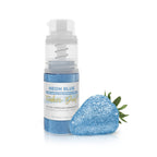 Bakell - Neon Blue Tinker Dust (4g, 1x Mini Spray Pump) Edible Glitter for Food, Desserts, and Beverages!
