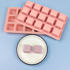 Square Chocolate Molds 3pcs Silicone Square Candy Mold 1 inch for Ice Cubes Caramel, Jello, Resin