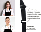 Black Cat Face Kitchen Cooking BBQ Chef Apron,Funny Apron for Men, Women - Dad Presents, Presents for Men - Birthday, Mothers Day Presents for Mom, Wife, Husband, Brother, Friends