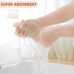 Homaxy 100% Cotton Waffle Weave Kitchen Dish Towels, Ultra Soft Absorbent Quick Drying Cleaning Towel, 13 x 28 Inches, 6-Pack, Beige