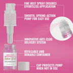 Bakell - Deep Pink Tinker Dust Edible Glitter (4g, 1x Mini Spray Pump) Food, Desserts, and Beverages!