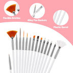 Cake Painting Brushes, 45 Pcs Cake Decorating Brushes Fondant Sugar DIY Tools Set Food Safe Baking Brush for Cake Cookie Icing Pastry